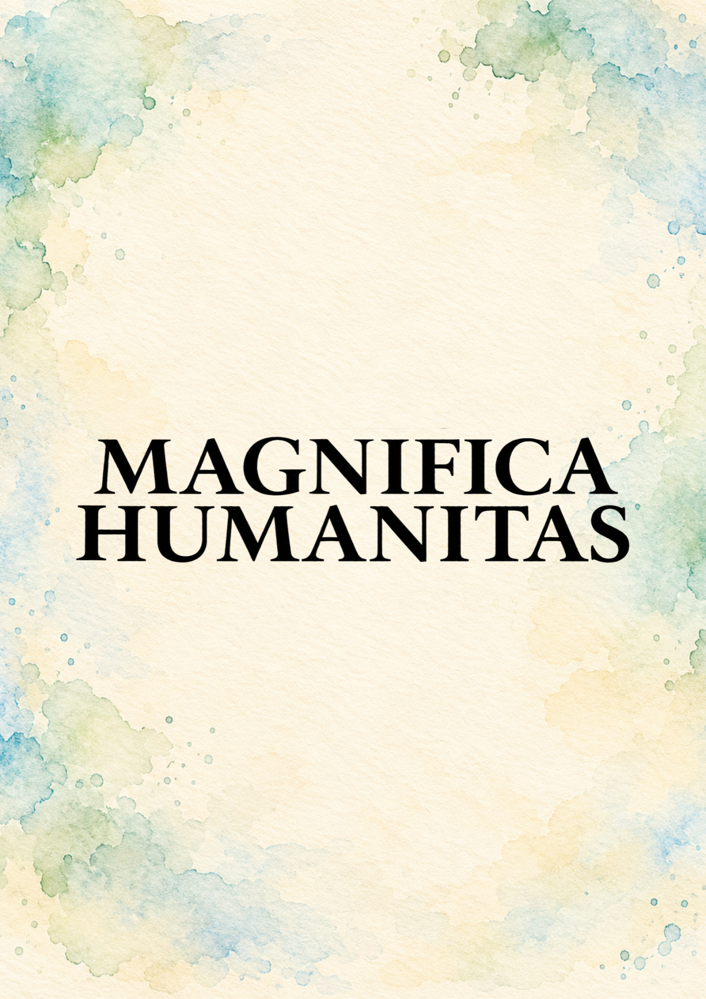Portada de Magnificat Humanitas