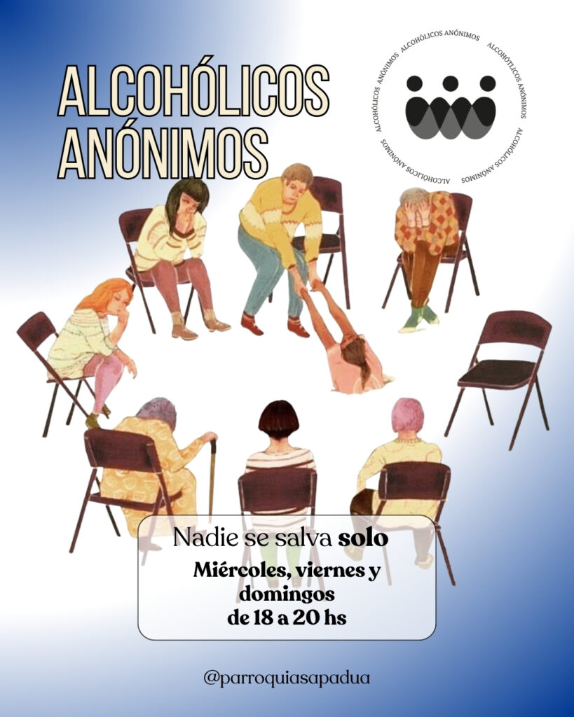 Alcohólicos Anónimos – 💙 “Nadie se salva solo”