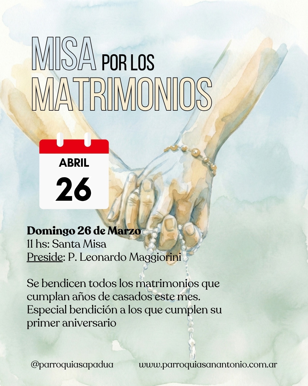 Misa por los Matrimonios