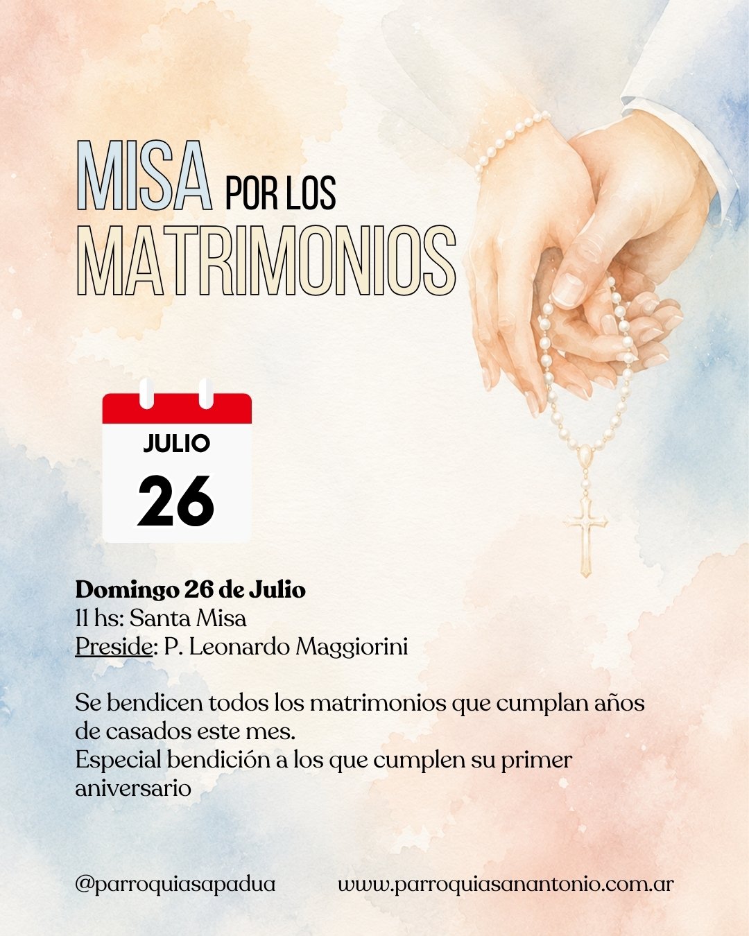 Misa por los Matrimonios